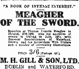 Advertisement for Griffiths Book on Meagher's Speeches