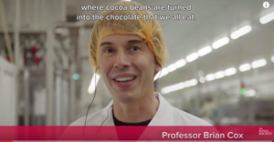 brian cox chocolate experiment